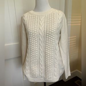 White/cream j crew sweater
